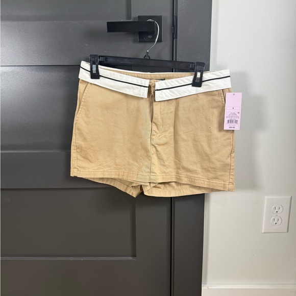 wild fable Pants - Wild Fable Fold Over Waistband Khaki Skort Women’s Size 6